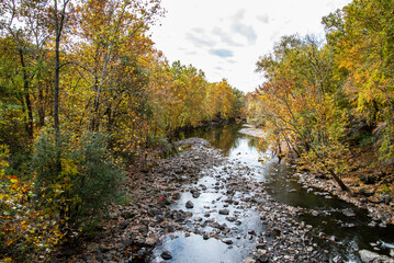 river in autumn