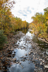 river in autumn