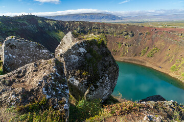 Rocky crater