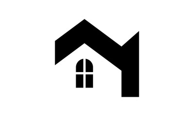 icon simple building home logo