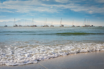 Peaceful landscape in Florianopolis, Santa Catarina, Southern Brazil