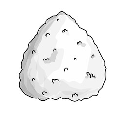 onigiri rice with seaweed