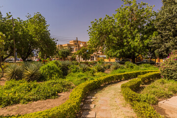 Fototapeta na wymiar Badr Park in Khartoum, capital of Sudan