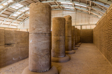 Buhen temple at the grounds of Sudan National Museum in Khartoum, capital of Sudan