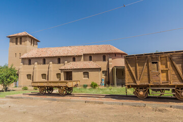 Railway museum located in an old church in Atbara, Sudan