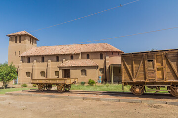 Railway museum located in an old church in Atbara, Sudan