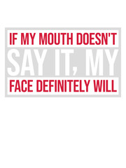 my face definitely will 