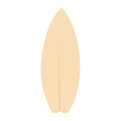 Isolated surfboard icon flat design Vector