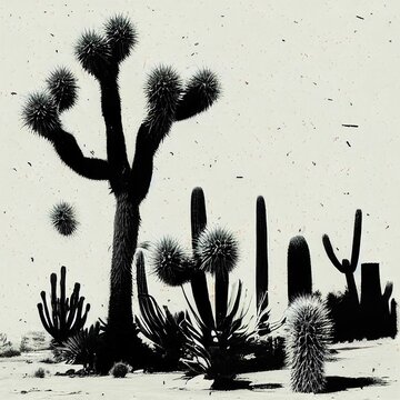 cactus tree illustration digital art environment nature wilderness concept artwork
style background plant growth season textured