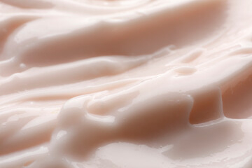 Texture of face cream as background, closeup view