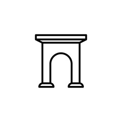 gate icon vector design templates