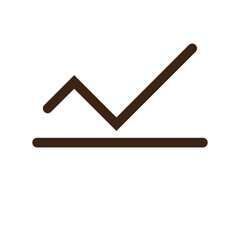 chart delination diagram graph line schema icon