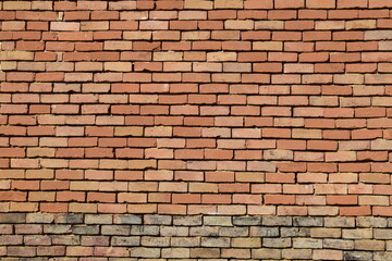Red brick wall texture 