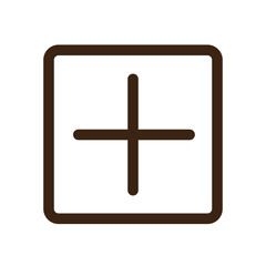 Obraz premium add basic new outline ui icon