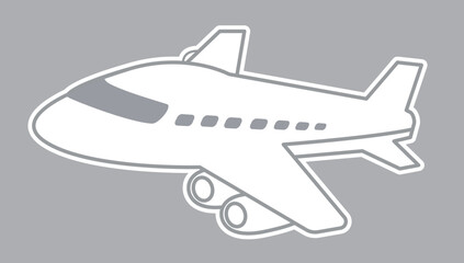 飛行機のイラスト