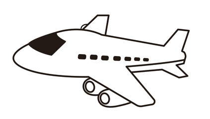 飛行機のイラスト