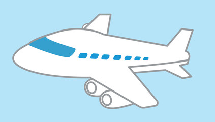 飛行機のイラスト