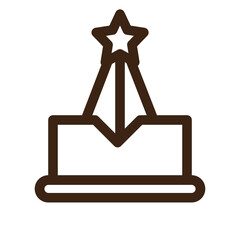 archievement badge medal reward star icon