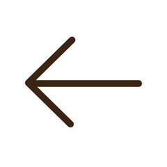 arrow back basic outline ui icon