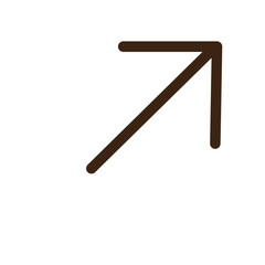arrow basic outline ui up icon
