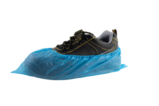 Shoe covers isolated on transparent background