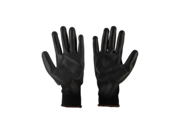 Work gloves isolated on transparent background