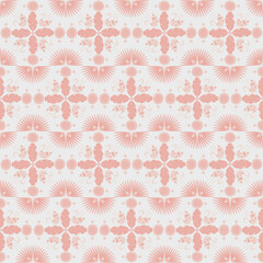 Swan Feather Nature Seamless Pattern Background Plant Retro Damask Art