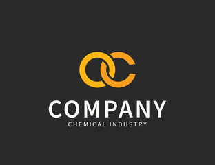 C letter logo design template