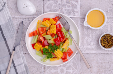 Salad fresh vegetables