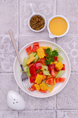 Salad fresh vegetables