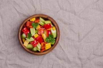 Salad fresh vegetables