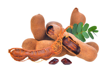Tamarind isolated on transparent png
