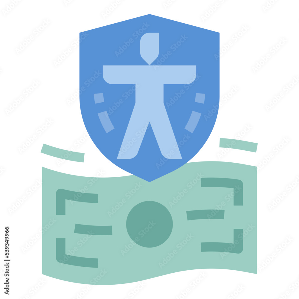 Poster life insurance icon