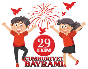 Republic Day of Turkey poster design