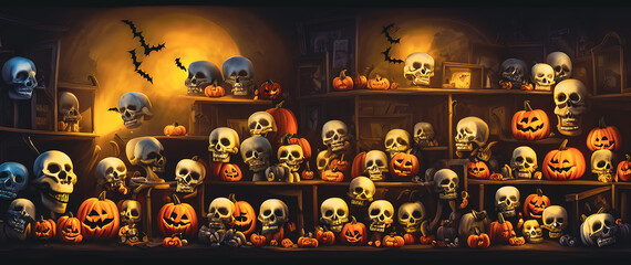 Artistic concept painting of a monsters, background illustration.