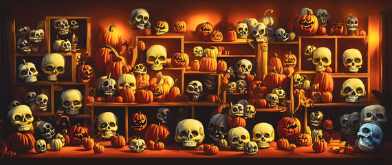 Artistic concept painting of a monsters, background illustration.