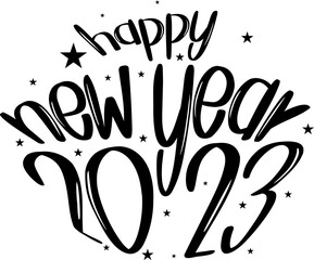 Obraz premium Happy new year 2023