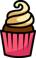 cupcake outline