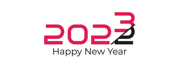 2023 happy new year vector design. illustration celebration template background