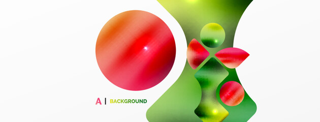 Transparent effects geometric abstract background. Minimalist wallpaper, banner, background or landing