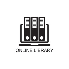 online library icon , university icon