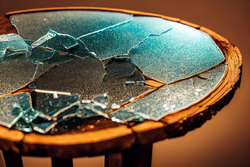 broken glass
