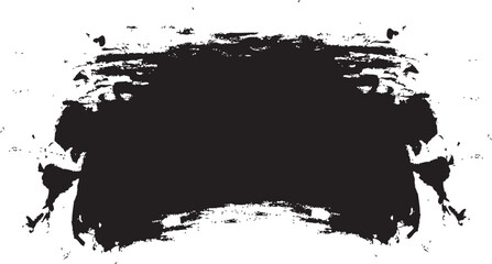 Brush stroke set, ink brush stroke background, brush collection on white background