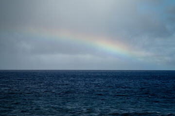 Rainbow on the ocean