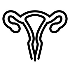 pain,uterus,reproductive,scanning,gynecology icon