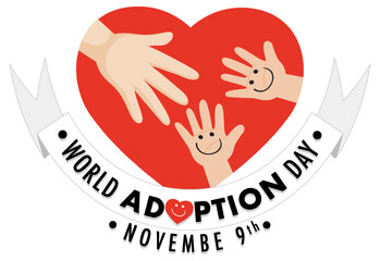 World Adoption Day Logo Design