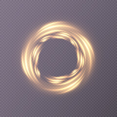 Twisted round light effect, suitable for product advertising, product design and other illustrations.