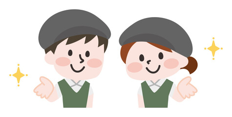 ファミレスの店員さんたち