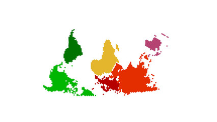 3D Parametric Small Hexagonal World - Bottom View