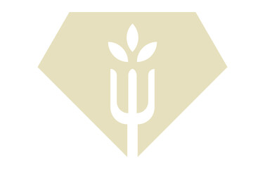 Obraz premium Luxurious Healthy Food Logo Design Template.